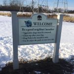 Dog Park Welcome Sign